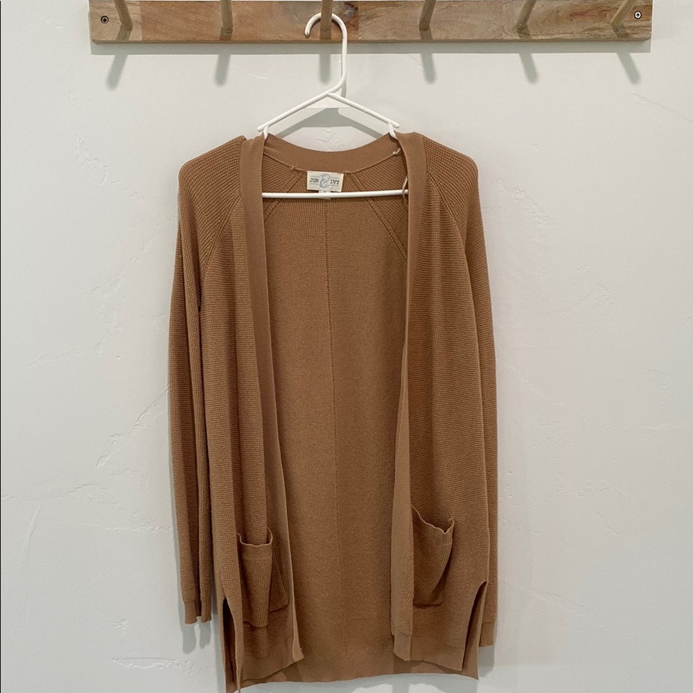 Jun&Ivy Waffle Cardigan